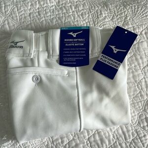BNWT mizuno youth girls Size small softball pants